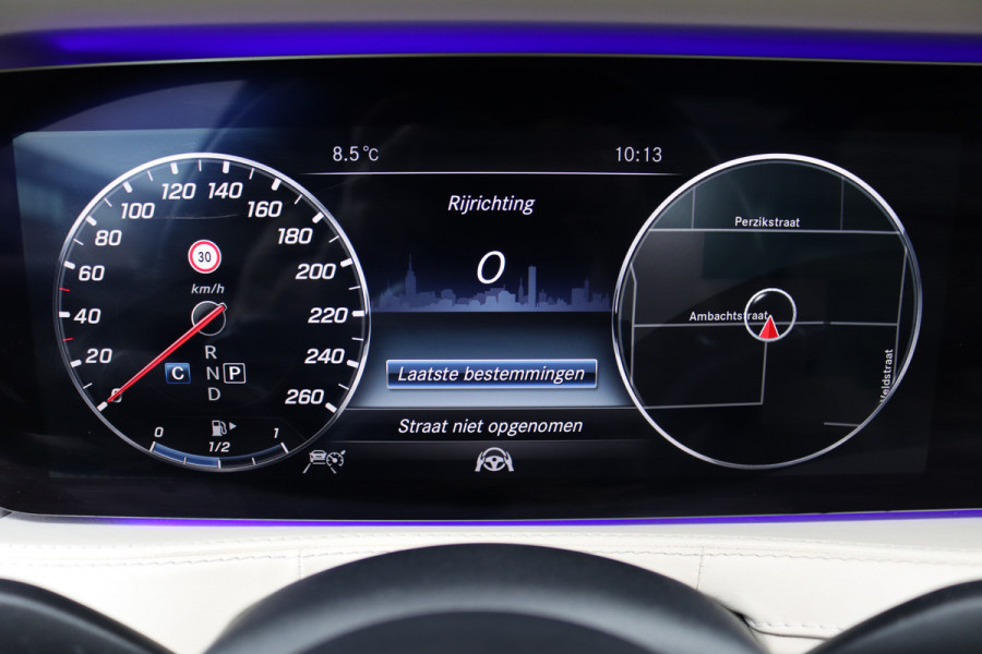 Mercedes-Benz S-Klasse 560 4MATIC Lang AMG Line Premium+ | V8 | Distronic+ | Panoramadak | Memory | Burmester | Stoelventilatie | Soft-Close | HUD | Surround Camera | Keyless Go | Zonweringspakket |