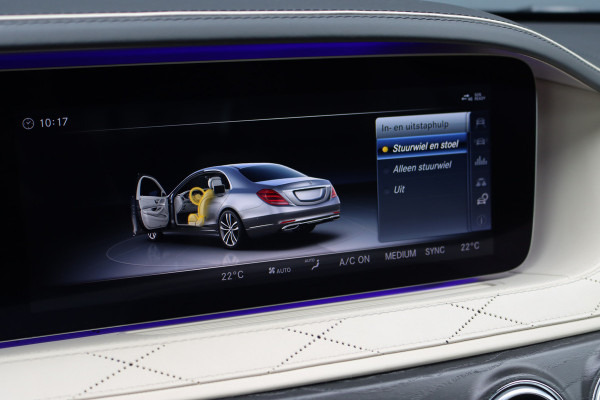 Mercedes-Benz S-Klasse 560 4MATIC Lang AMG Line Premium+ | V8 | Distronic+ | Panoramadak | Memory | Burmester | Stoelventilatie | Soft-Close | HUD | Surround Camera | Keyless Go | Zonweringspakket |
