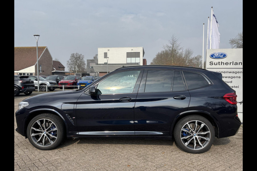 BMW X3 xDrive30e M Sport | Plug-in Hybride | PHEV | Volle uitrusting | 20 inch |  Panoramadak | Trekhaak | Harman/kardon | 360 graden camera | Leder Vernasca Schwarz | Elektrische stoelen met memory functie | M pakket | Sportstoelen | Stoelverwarming| Adaptive Led | Head Up Display | Keyless entry | Elektrische achterklep | Adaptive cruise control | Dodehoeksensoren | Digitaal instrumentenpaneel SCI |