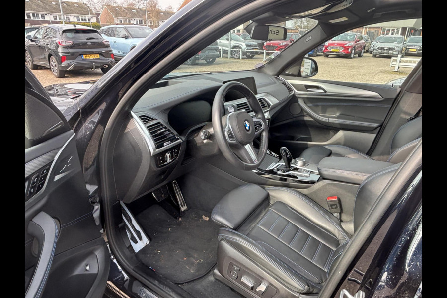 BMW X3 xDrive30e M Sport | Plug-in Hybride | PHEV | Volle uitrusting | 20 inch |  Panoramadak | Trekhaak | Harman/kardon | 360 graden camera | Leder Vernasca Schwarz | Elektrische stoelen met memory functie | M pakket | Sportstoelen | Stoelverwarming| Adaptive Led | Head Up Display | Keyless entry | Elektrische achterklep | Adaptive cruise control | Dodehoeksensoren | Digitaal instrumentenpaneel SCI |
