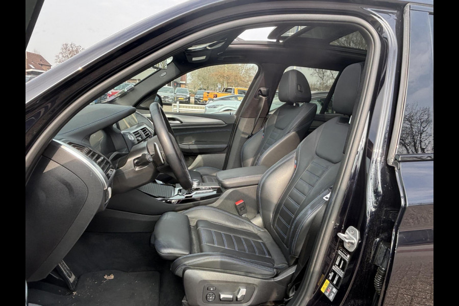 BMW X3 xDrive30e M Sport | Plug-in Hybride | PHEV | Volle uitrusting | 20 inch |  Panoramadak | Trekhaak | Harman/kardon | 360 graden camera | Leder Vernasca Schwarz | Elektrische stoelen met memory functie | M pakket | Sportstoelen | Stoelverwarming| Adaptive Led | Head Up Display | Keyless entry | Elektrische achterklep | Adaptive cruise control | Dodehoeksensoren | Digitaal instrumentenpaneel SCI |