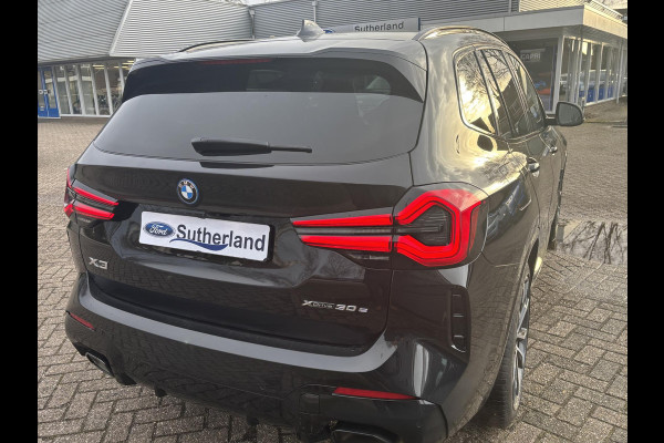 BMW X3 xDrive30e M Sport | Plug-in Hybride | incl. BMW Service Inclusive (5 jaar/100.000 km) | M pakket | Harman Kardon | Sportstoelen | Elektrische stoelen met geheugenfunctie | 360 graden camera | Stoelverwarming | Keyless | Elektrische achterklep | Adaptive Led | High-beam Headlights Control | Head Up Display | Adaptief demping systeem