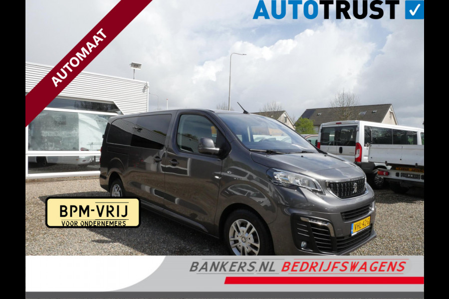 Peugeot Expert 2.0 BlueHDI 180PK, L3, Dubbel Cabine, Airco, 2 x Schuifdeur