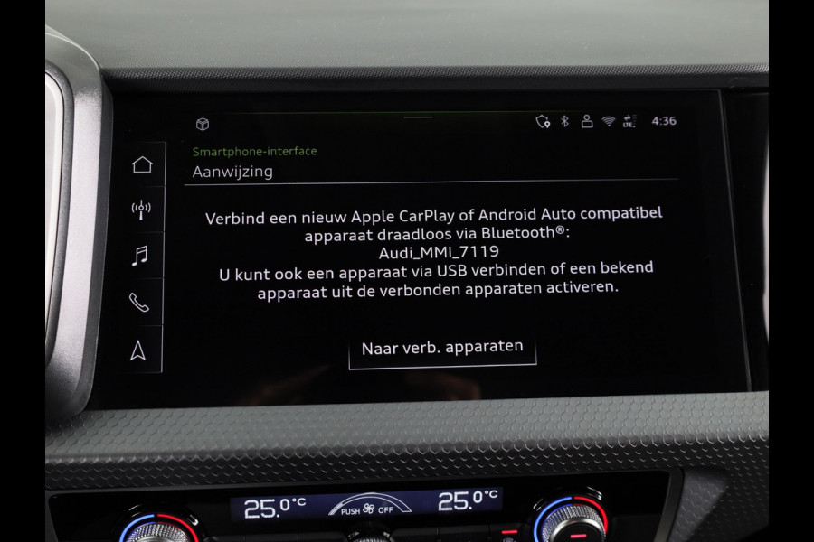 Audi A1 Sportback 25 TFSI S edition 95pk | Parkeerhulp plus | Automatische airco | Navigatie via App | 17 inch lichtmetalen velgen | Dak in contrast kleur