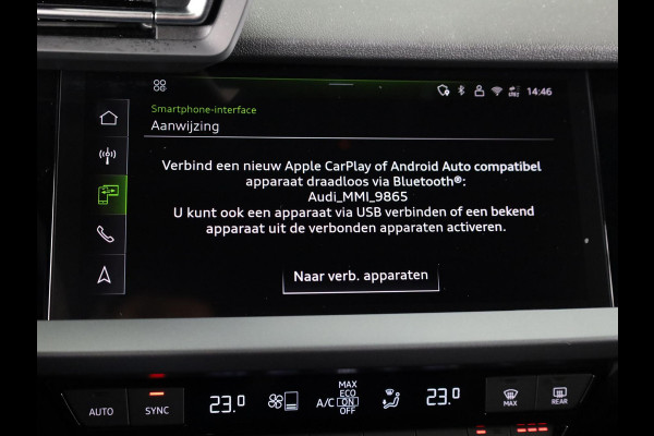 Audi A3 Sportback 30 TFSI Advanced edition 115pk S-tronic | Navigatie via App |  19 inch Lichtmetalen velgen | Stoelverwarming | Parkeersensoren voor en achter