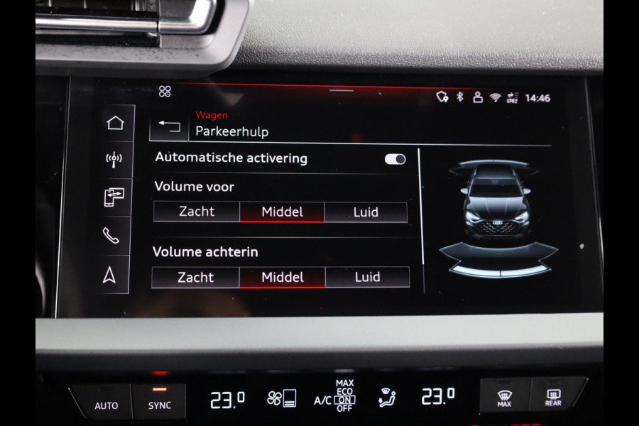 Audi A3 Sportback 30 TFSI Advanced edition 115pk S-tronic | Navigatie via App |  19 inch Lichtmetalen velgen | Stoelverwarming | Parkeersensoren voor en achter