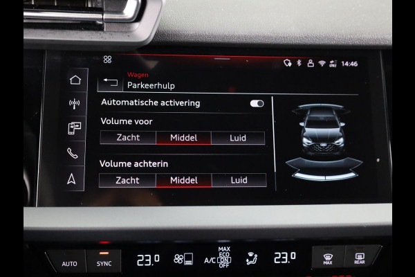Audi A3 Sportback 30 TFSI Advanced edition 115pk S-tronic | Navigatie via App |  19 inch Lichtmetalen velgen | Stoelverwarming | Parkeersensoren voor en achter