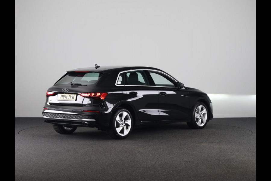Audi A3 Sportback 40 TFSI e Advanced edition 204 pk S-tronic | Privé lease vanaf 655,- per maand | Verlengde garantie | Navigatie | Parkeersensoren (Park assist) | Achteruitrijcamera | Adaptieve cruise control | Stoelverwarming |