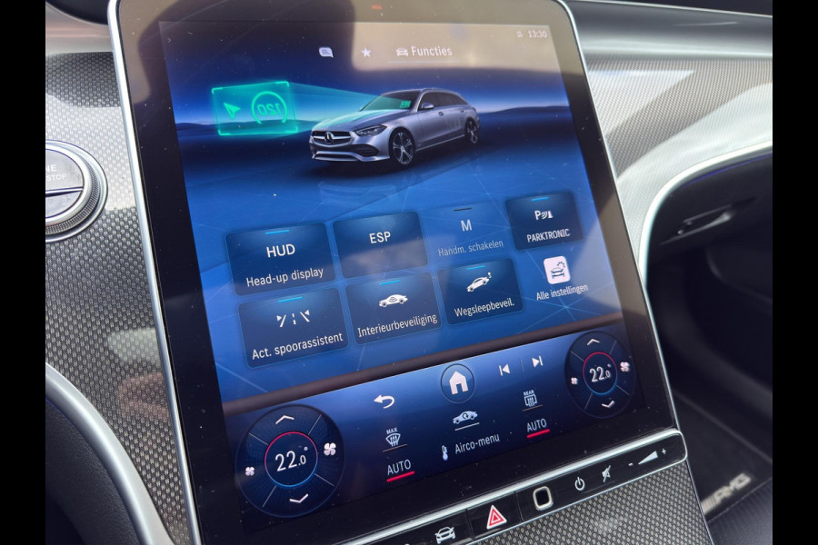 Mercedes-Benz C-Klasse 300 e AMG Line Premium Plus | Pano | 360 | Head -Up | Leder | Sfeer | Memory | Night Pakket | Trekhaak |