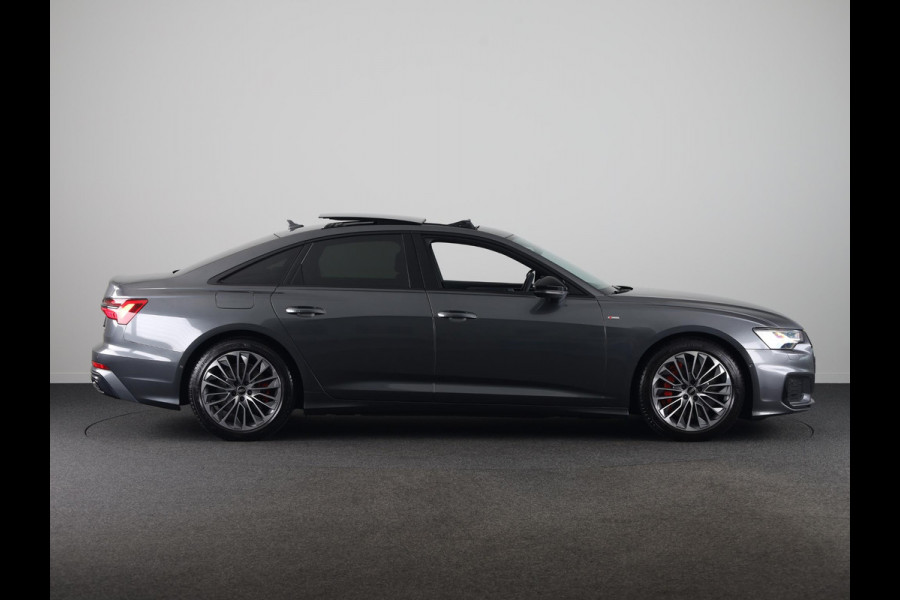 Audi A6 Limousine 55 TFSI e quattro Pro Line S Competition 367 pk S-tronic | Navigatie | Panoramadak | Parkeersensoren (Park assist) | Rondomzicht camera | B&O Soundsystem | Stoelverwarming | S-Line |