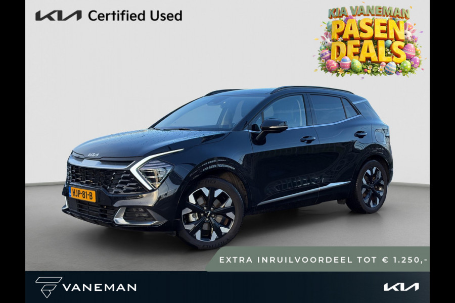 Kia Sportage 1.6 T-GDi Plug-in Hybrid AWD DynamicPlusLine | Tot € 1.250,- extra inruil tijdens dit Paasweekend! | Panoramadak | Stoelverwarming voor/achter | Camera | Trekhaak | Elektrische Stoelen | Cruise | Apple Carplay & Android Auto |