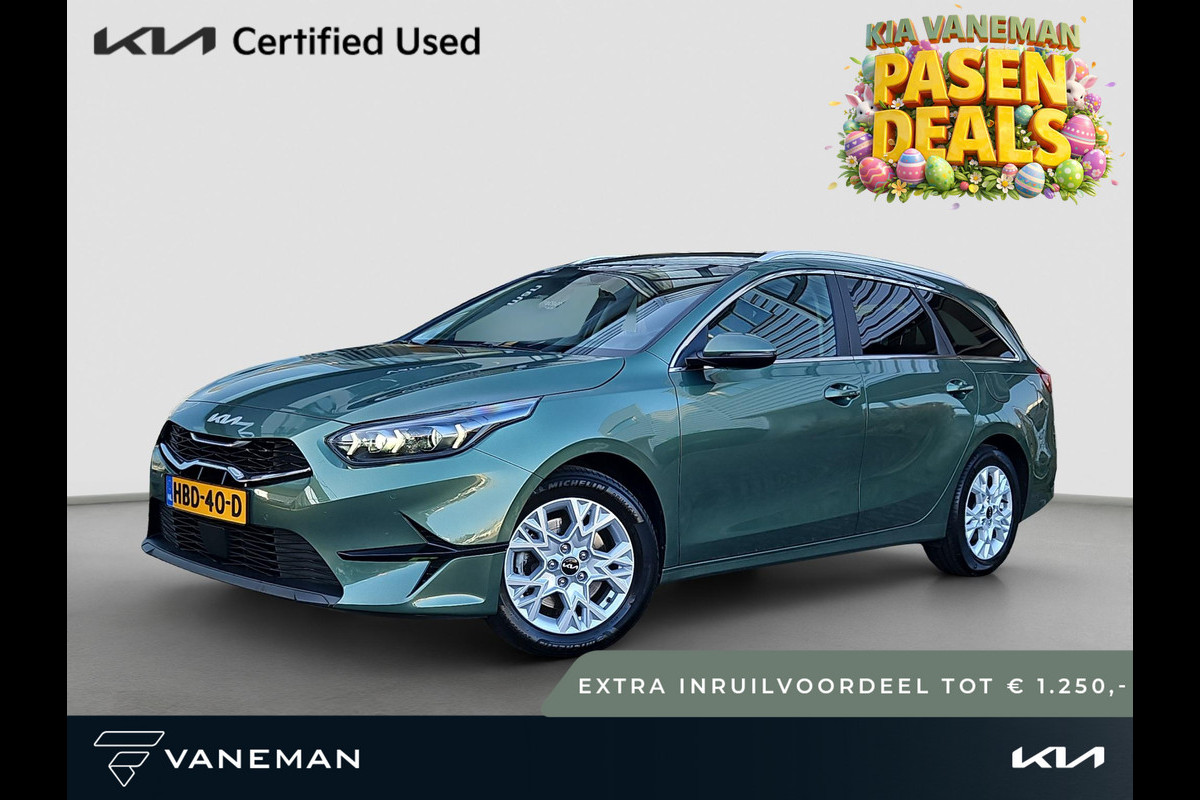 Kia Ceed Sportswagon 1.0 T-GDi DynamicPlusLine | Tot € 1.250,- extra inruil tijdens dit Paasweekend! | Stoel- en Stuurverwarming | Elektr. Achterklep | Cruise | Navi | Privacy Glass | LED |