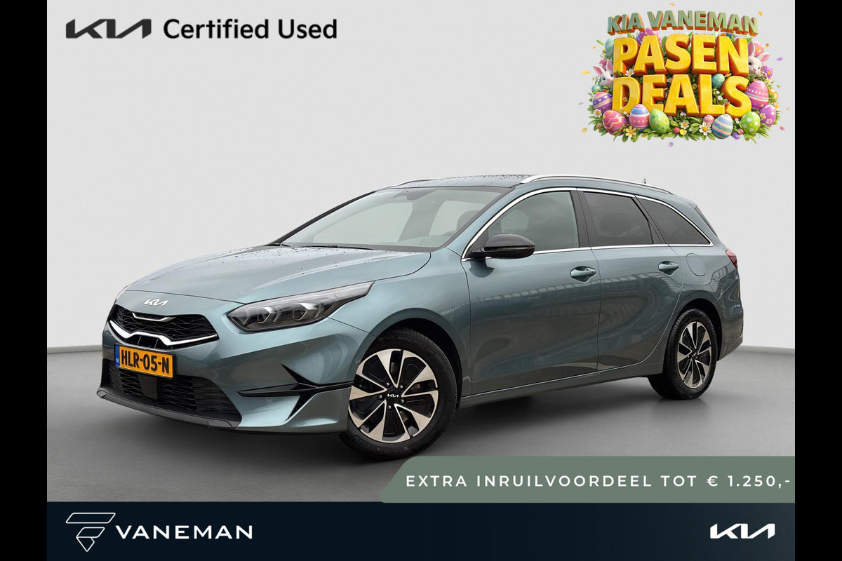Kia Ceed Sportswagon 1.0 T-GDi MHEV Design Edition Automaat | Tot € 1.250,- extra inruil tijdens dit Paasweekend! | JBL | Stoel- en Stuurverwarming | Lane Assist | Dode Hoek Assistentie | Navi | Apple Carplay & Android Auto |