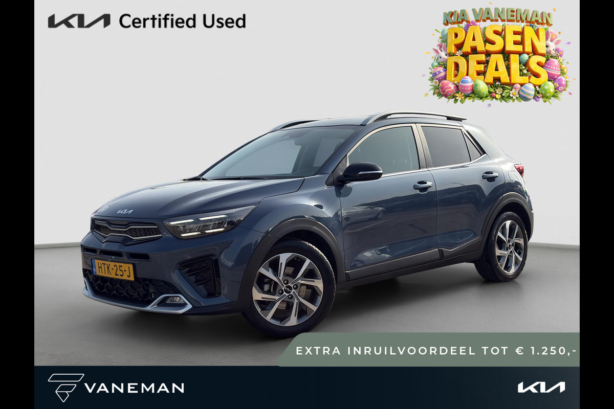Kia Stonic 1.0 T-GDi MHEV GT-Line | Tot € 1.250,- extra inruil tijdens dit Paasweekend! | Cruise | Start/Stop | Half-leder | Stoel- en Stuurverwarming | LED | Camera | LMV |