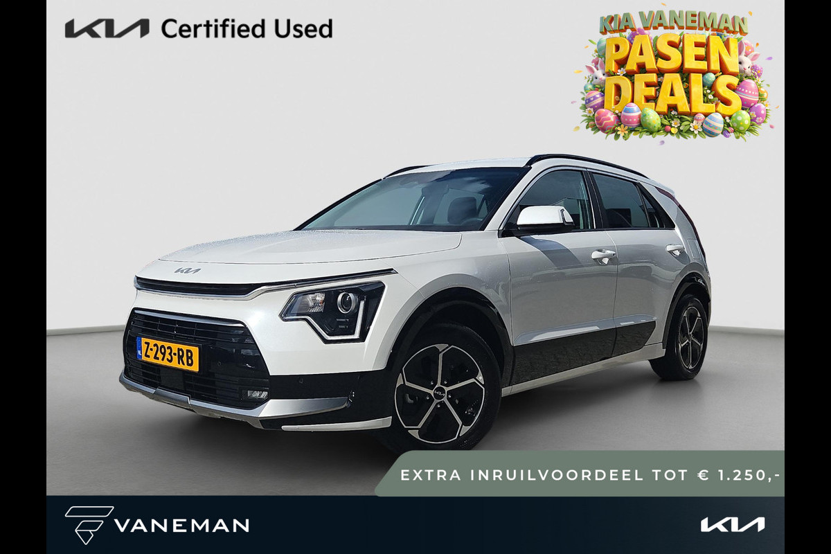 Kia Niro 1.6 GDi Hybrid DynamicLine | Tot € 1.250,- extra inruil tijdens dit Paasweekend! | Automaat | Navigatie | Camera | Parkeersensoren | Climate | Apple Carplay / Android Auto |
