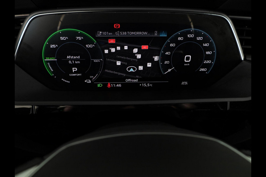 Audi e-tron 50 quattro edition 71 kWh 313 pk | SoH 99% | Navigatie | Trekhaak (afneembaar) | Parkeersensoren | Luchtvering |