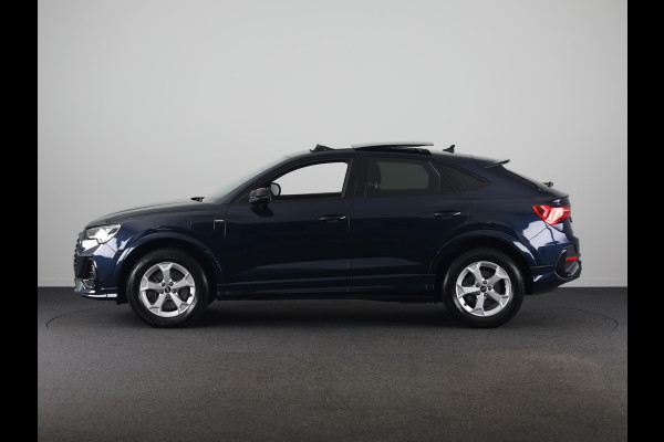 Audi Q3 Sportback 45 TFSI e S Edition 245 pk S-tronic | Navigatie | Panoramadak | Parkeersensoren | Adaptieve cruise control | S-Line