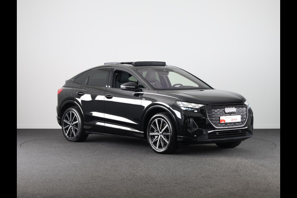 Audi Q4 Sportback e-tron 45 quattro S Edition 82 kWh 286pk | Panoramadak | lederen bekleding | SONOS premium Audio | Parkeercamera|