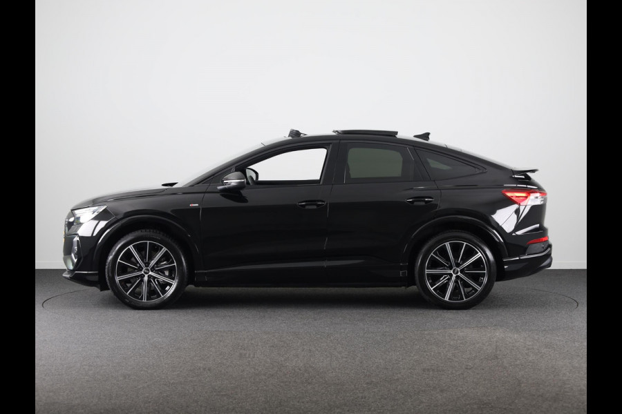 Audi Q4 Sportback e-tron 45 quattro S Edition 82 kWh 286pk | Panoramadak | lederen bekleding | SONOS premium Audio | Parkeercamera|