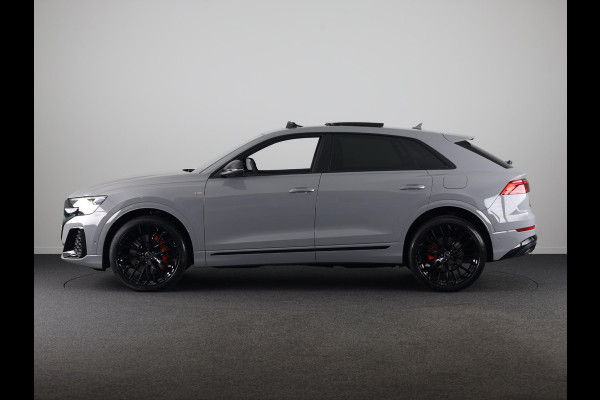 Audi Q8 60 TFSI e quattro Pro Line S Competition 490 PK | Panoramadak | Vier wiel besturen | Exclusive lak | Stoel ventilatie | Verlengde garantie |