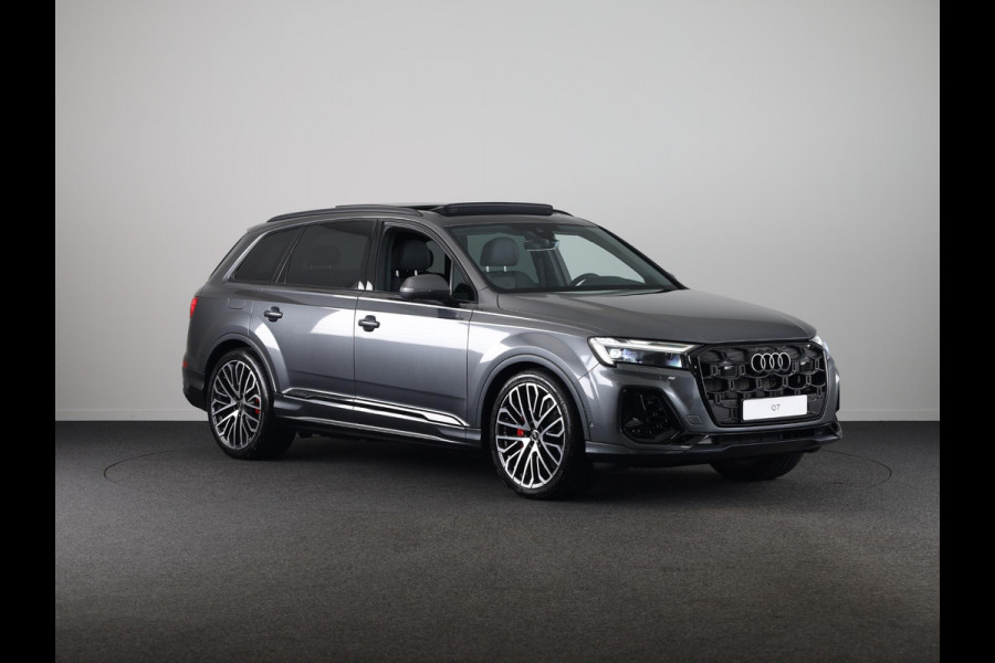 Audi Q7 55 TFSI e quattro Pro Line S 394pk | Panoramadak | Adaptive cruisecontrol |  B&O soundsysteem | Optiekpakket zwart Plus | Privacy Glass | Trekhaak