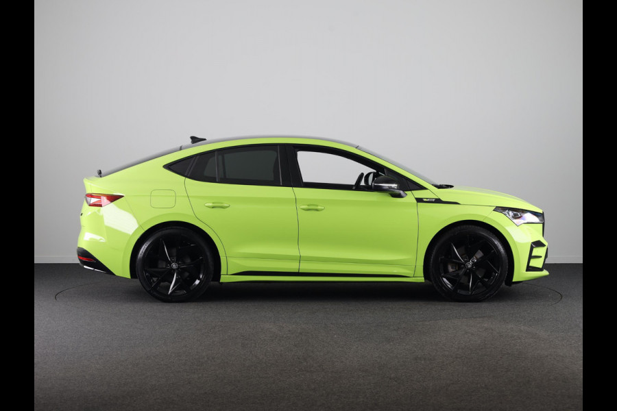 Škoda ENYAQ Coupé iV 80 RS 299pk | SoH 93% | Panoramadak | Elektrisch verstelbare stoelen met geheugen | Verwarmbare voorstoelen en achterbank |