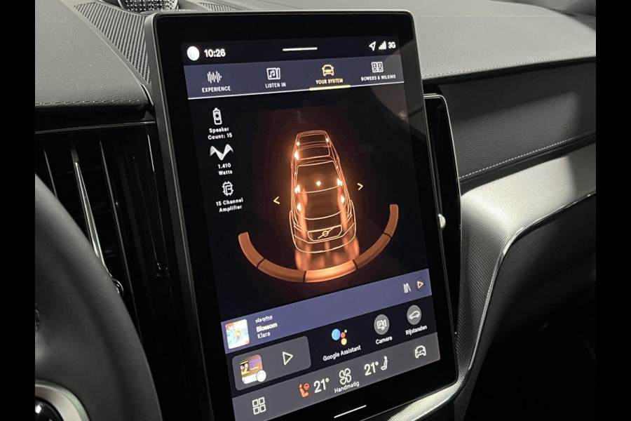 Volvo XC60 2.0 T8 Plug-in hybrid AWD Ultra Dark Trekhaak | Bowers & Wilkins | Massage | Adapt. cruise | Stoelventilatie | Open dak | 360 camera | Head-up | Stuur-/stoelverwarming