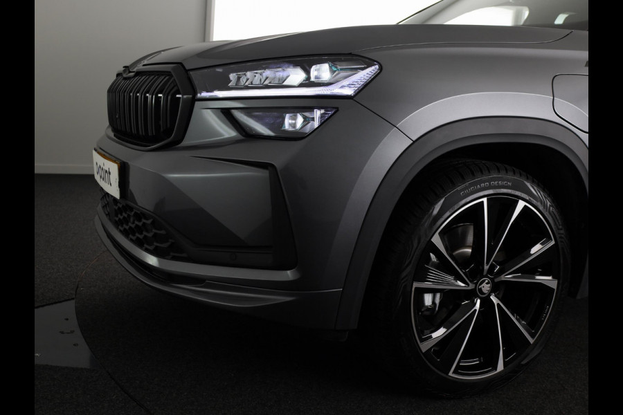 Škoda Kodiaq 1.5 TSI PHEV Sportline Business 204pk | 20 inch | Trekhaak | Panoramadak | Winter pakket |  Blind Spot | Adaptive Cruise | Stoelverwarming | Camera | Light & View