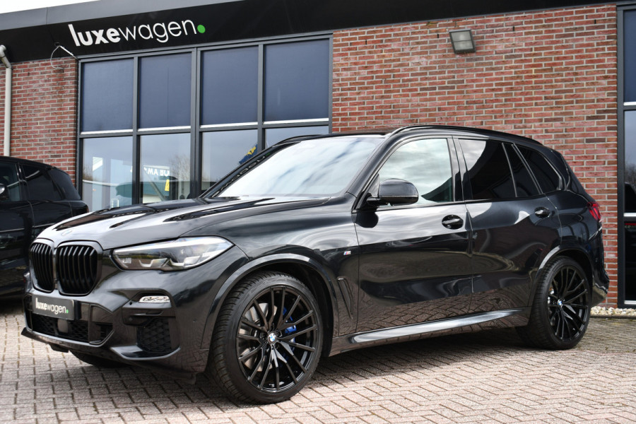 BMW X5 xDrive40d M-Sport 7pers Pano Luchtv ACC Trekh H/K HUD 22inch 4WS Comf-seat