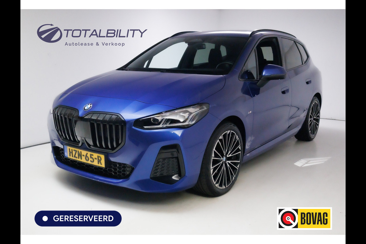 BMW 2 Serie Active Tourer 218i M-Sport automaat | 19 inch Individual Panoramadak | Harman Kardon | HUD Adaptive cruise, 360 Camera, PDC V+A,  El.verstelbare stoel met geheugen, Elektrische achterklep, Keyless