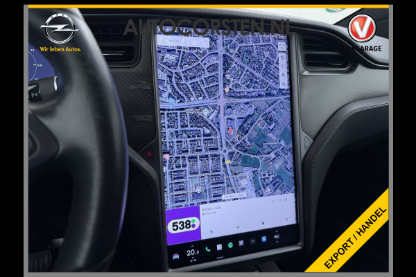 Tesla Model X 100D 423pk Dual Motor Leer Luchtvering Trekhaak AutoPilot Pano-Dak Adaptive Cruise Vleugeldeuren Camera's Elektr.Stoelen/Stuur+V Adaptieve koplampen Lmv 20" Led Elektr.-Achterklep Bordherkenning Verwarmde Sproeiers-bladen Carbon Sentry Mode Valet mode 2.250 kg Trekvermogen! Nieuwprijs €124.700,-