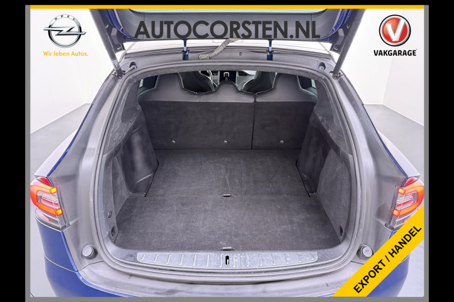 Tesla Model X 100D 423pk Dual Motor Leer Luchtvering Trekhaak AutoPilot Pano-Dak Adaptive Cruise Vleugeldeuren Camera's Elektr.Stoelen/Stuur+V Adaptieve koplampen Lmv 20" Led Elektr.-Achterklep Bordherkenning Verwarmde Sproeiers-bladen Carbon Sentry Mode Valet mode 2.250 kg Trekvermogen! Nieuwprijs €124.700,-