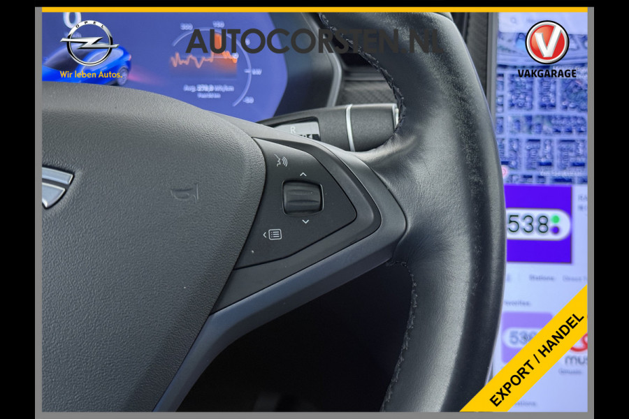 Tesla Model X 100D 423pk Dual Motor Leer Luchtvering Trekhaak AutoPilot Pano-Dak Adaptive Cruise Vleugeldeuren Camera's Elektr.Stoelen/Stuur+V Adaptieve koplampen Lmv 20" Led Elektr.-Achterklep Bordherkenning Verwarmde Sproeiers-bladen Carbon Sentry Mode Valet mode 2.250 kg Trekvermogen! Nieuwprijs €124.700,-