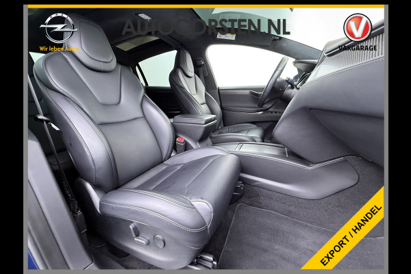 Tesla Model X 100D 423pk Dual Motor Leer Luchtvering Trekhaak AutoPilot Pano-Dak Adaptive Cruise Vleugeldeuren Camera's Elektr.Stoelen/Stuur+V Adaptieve koplampen Lmv 20" Led Elektr.-Achterklep Bordherkenning Verwarmde Sproeiers-bladen Carbon Sentry Mode Valet mode 2.250 kg Trekvermogen! Nieuwprijs €124.700,-