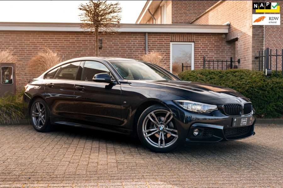 BMW 4 Serie Gran Coupé 418i Executive Edition 136 PK | M-Pakket | Carbon Zwart | Schuifdak | Camera | 18''