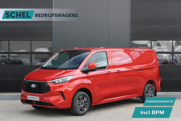 Ford Transit Custom 320 2.0 TDCI L2H1 Limited 170pk - 1+1 Stoelopstelling - 2x Schuifdeur - Adaptive Cruise - Verwarmd stuur - Blind spot - Navigati