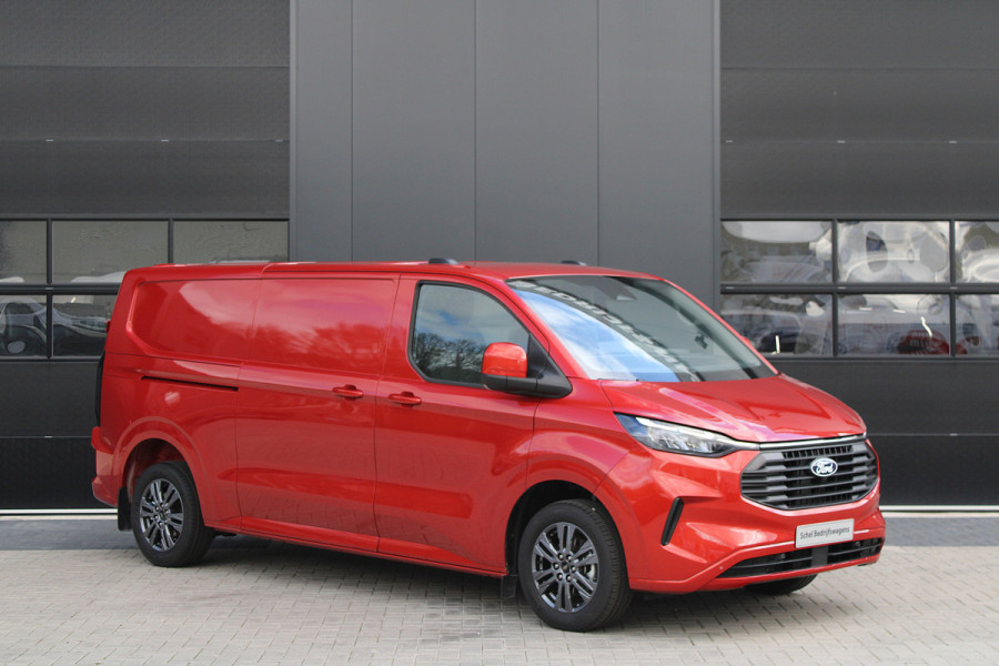 Ford Transit Custom 320 2.0 TDCI L2H1 Limited 170pk - 1+1 Stoelopstelling - 2x Schuifdeur - Adaptive Cruise - Verwarmd stuur - Blind spot - Navigati
