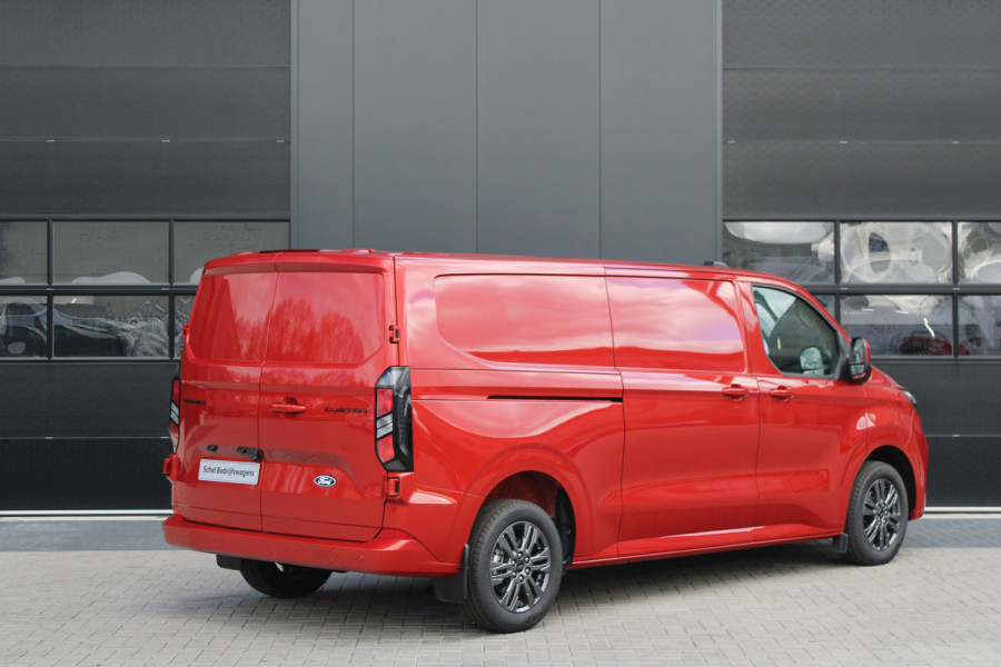 Ford Transit Custom 320 2.0 TDCI L2H1 Limited 170pk - 1+1 Stoelopstelling - 2x Schuifdeur - Adaptive Cruise - Verwarmd stuur - Blind spot - Navigati