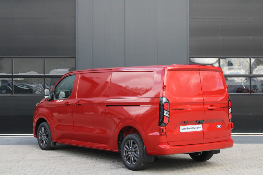 Ford Transit Custom 320 2.0 TDCI L2H1 Limited 170pk - 1+1 Stoelopstelling - 2x Schuifdeur - Adaptive Cruise - Verwarmd stuur - Blind spot - Navigati