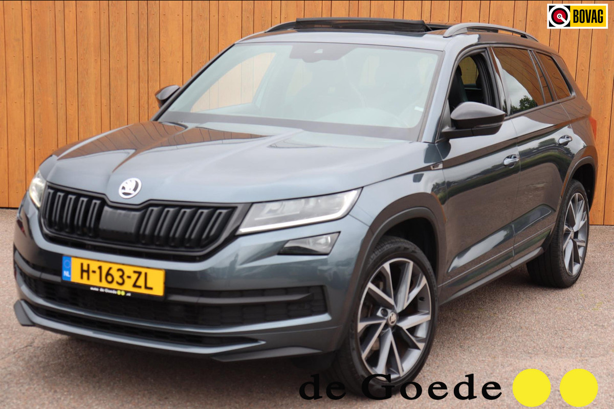 Škoda Kodiaq 1.5 TSI Sportline Business org.NL el.stoel+mem+vw el.klep canton schuifdak camera