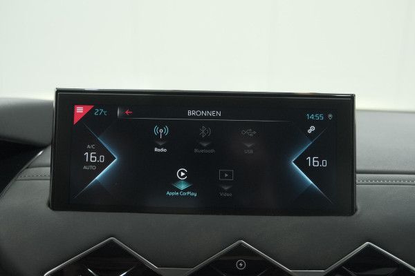 DS DS 3 Crossback 50 kwh e-Tense So Chic | Camera| Dodehoekdetectie | Head-Up Display | Apple Carplay | Stoelverwarming | SOH = 93.5%