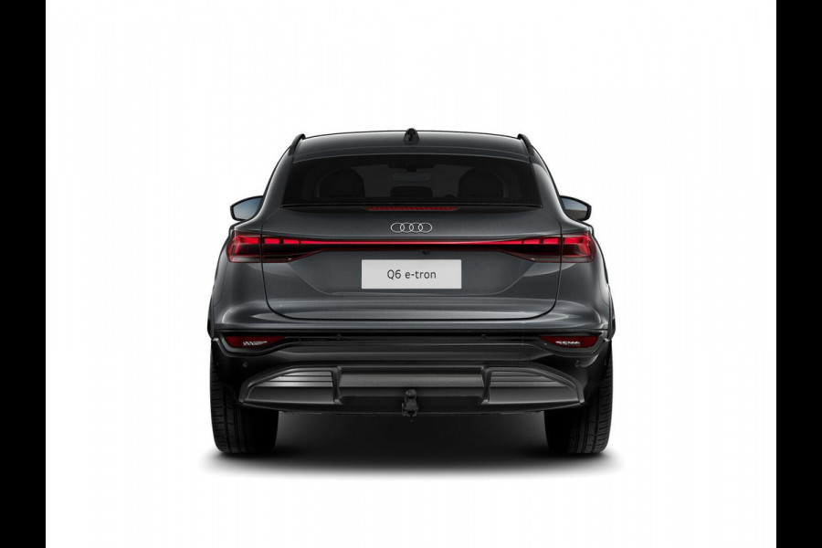 Audi Q6 Sportback e-tron S edition performance 100 kWh 306pk | Lederen bekleding | Trekhaak | Elektrisch verstelbare voorstoelen + geheugen | MMI Bijrijdersscherm | Verlengde garantie