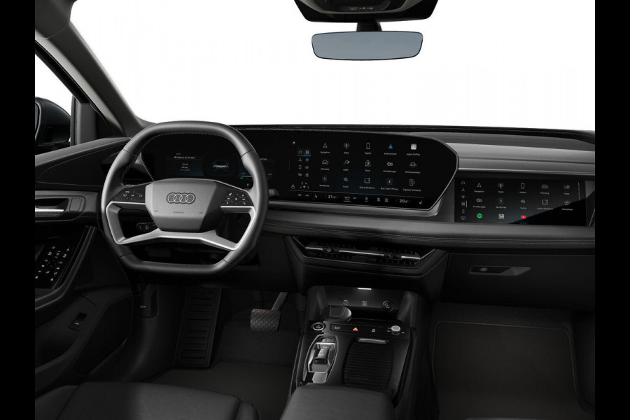 Audi Q6 Sportback e-tron S edition performance 100 kWh 306pk | Lederen bekleding | Trekhaak | Elektrisch verstelbare voorstoelen + geheugen | MMI Bijrijdersscherm | Verlengde garantie