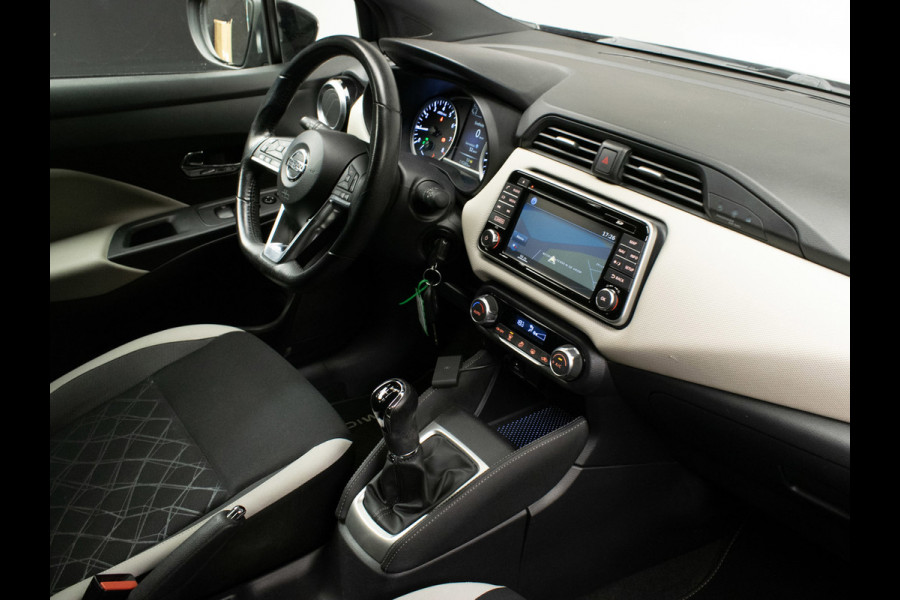 Nissan Micra 0.9 IG-T N-Connecta Sport (NAVI,CAMERA,PDC,CLIMATE,CRUISE,GETINT,ELEKTRISCH PAKKET,SPORTSTOELEN,LM VELGEN)