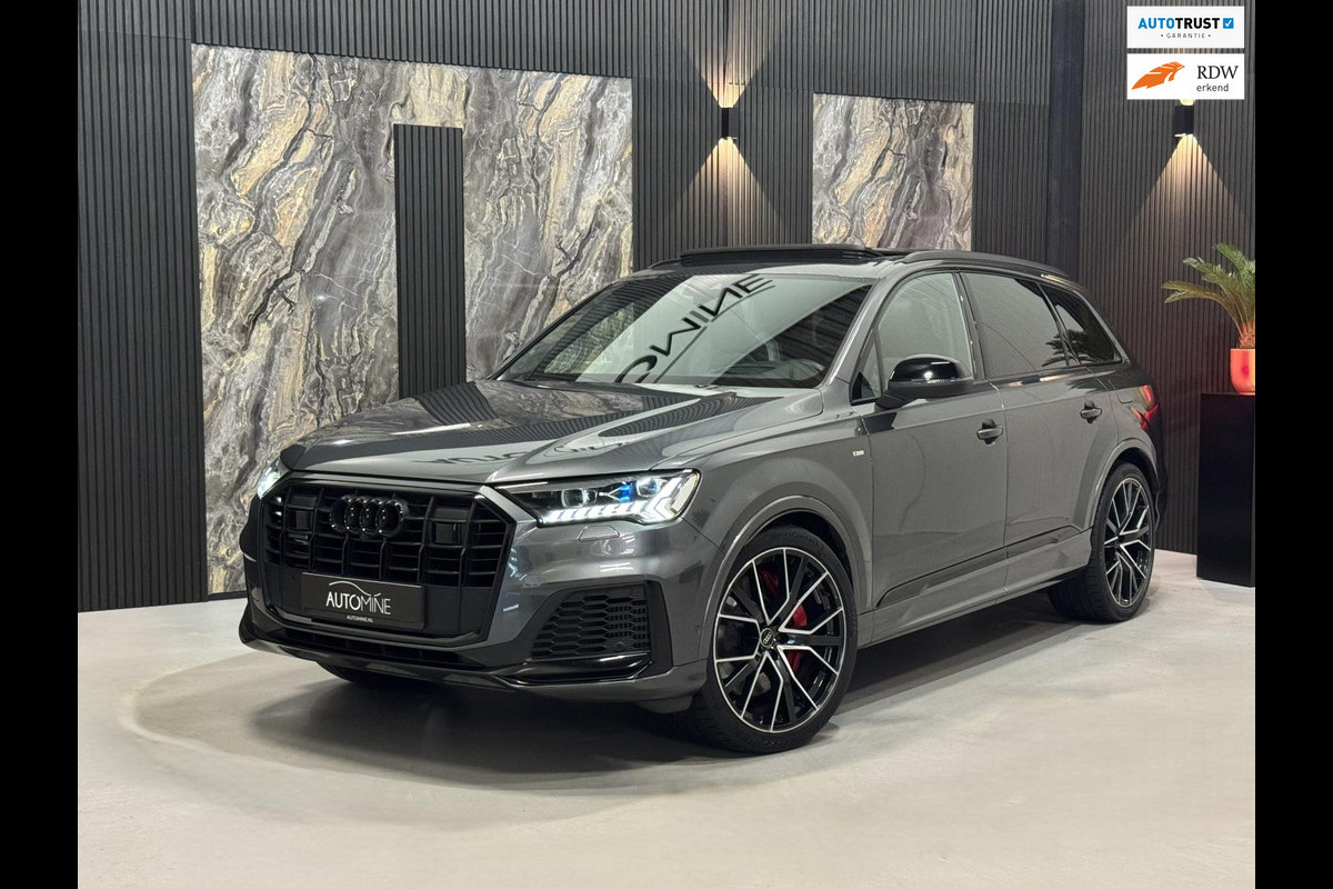 Audi Q7 55 TFSI e Quattro 3x S-Line|PANO|SOFT CLOSE|RS SEATS|MEMORY|SFEER|MATRIX