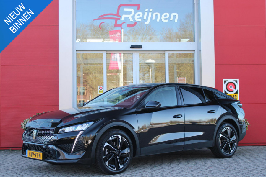 Peugeot 408 1.2 Hybrid 145PK ALLURE | ACHTERUITRIJ CAMERA | KEYLESS ENTRY/START | DRAADLOOS APPLE CARPLAY/ANDROID AUTO | DRAADLOOS TELEFOONLADEN | DAB+ RADIO | NAVIGATIE | ADAPTIVE CRUISE CONTROL | 19" LICHTMETALEN VELGEN | PARKEERSENSOREN ACHTER |