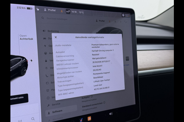 Tesla Model 3 60 kWh LFP ACCU Trekhaak (100% laden) Standard RWD Plus AutoPilot Leer Pano-Dak Adaptive-Cruise Camera's Elektr.-Stuur+Stoelen+S Navi LED DAB Voorverwarmen Keyless One-Pedal-Drive Lmv 18" 1e Eigenaar Origineel Nederlandse Auto Accu-Aandrijving-garantie t/m dec 2028/160.000km 1.000kg trekvermogen