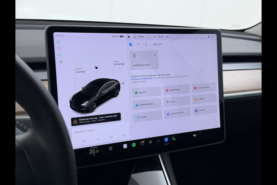 Tesla Model 3 60 kWh LFP ACCU Trekhaak (100% laden) Standard RWD Plus AutoPilot Leer Pano-Dak Adaptive-Cruise Camera's Elektr.-Stuur+Stoelen+S Navi LED DAB Voorverwarmen Keyless One-Pedal-Drive Lmv 18" 1e Eigenaar Origineel Nederlandse Auto Accu-Aandrijving-garantie t/m dec 2028/160.000km 1.000kg trekvermogen