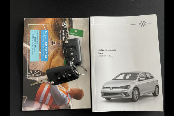 Volkswagen Polo 1.0 TSI Life Airco - Apple carplay - Navigatie - Parkeersensoren - Bluetooth - Cruise control - Led verlichting - Licht metalen velgen 15 inch - Radio - Start/stop systeem - Stuur leder - Stuur multfunctioneel