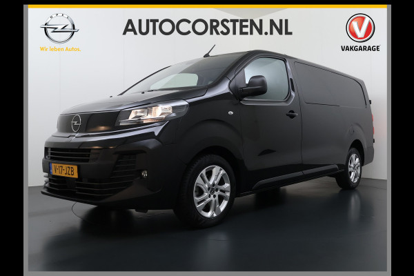 Opel Vivaro 2.0CDTi 145PK L3 DC Dubbele Cabine 6-Pers. Facelift! Navi PDC Camera Virtual-Cockpit Dual-ECC BordHerkenning Keyless Cruise-Cont 17" LM Mistlampen Schuifdeur Rechts  Priv.Glas ESP Elektr.Ramen Visio System Pack Ergonomie Comfort-pack Draadloze lader Spoorassistent ldws EURO6.4  2500kg trekvermogen